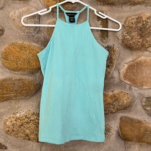 Moda International Light Blue Sleeveless Top
